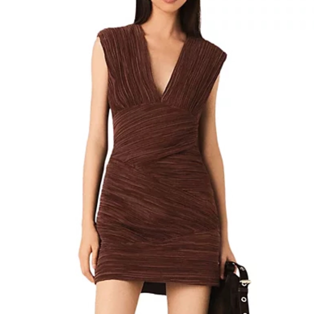 Raphrodite Pleated Mini Dress